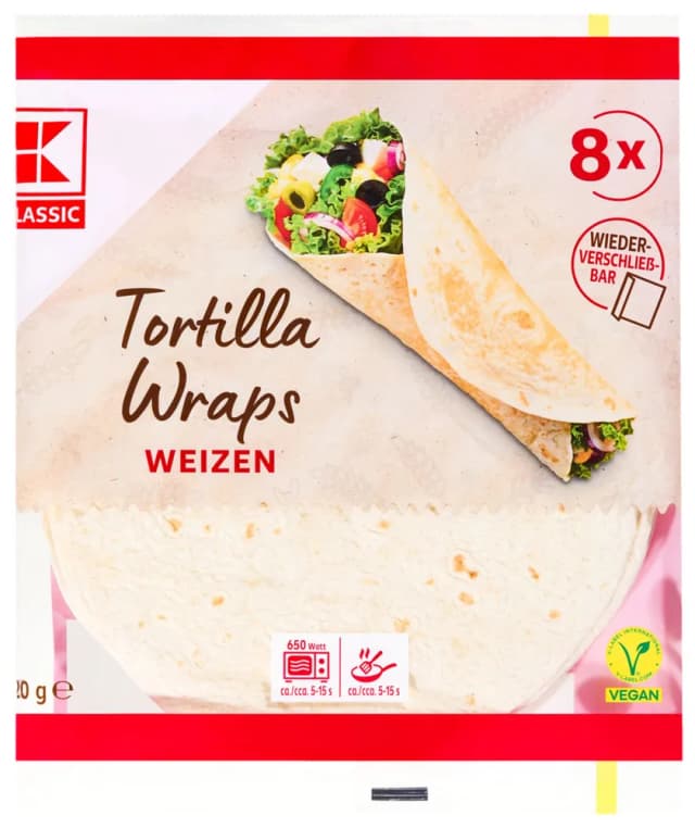 KLC.Tortilje pšenične 8/1 320 g vg.