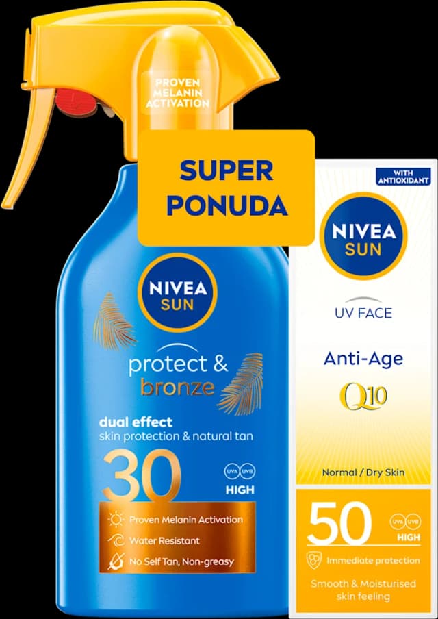 Nivea Sun P&B spr.+krema Anti-Age 1 kom.