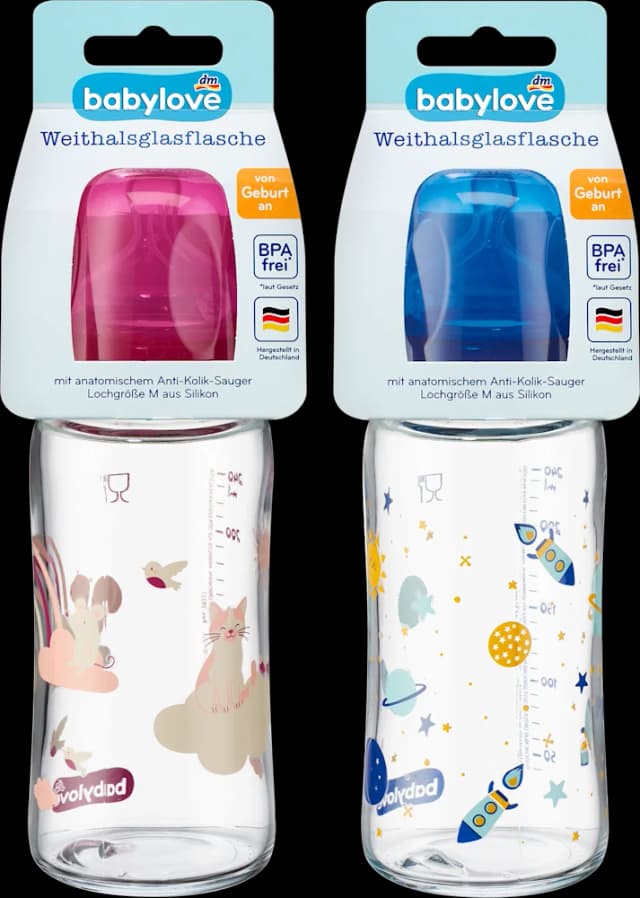 babylove bočica stakl.šir.grlo 240ml