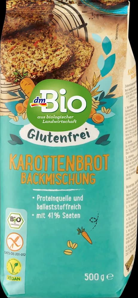 dmBio mješ.za prip. kruha od mrkve 500g
