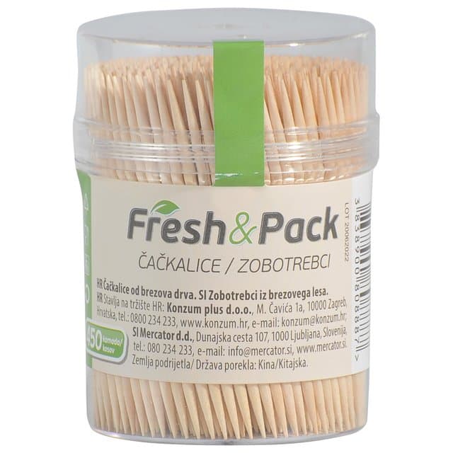 ČAČKALICE FRESH&PACK 450/1