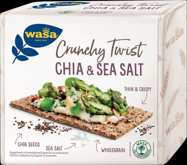 Wasa Chia & Sea Salt Krekeri