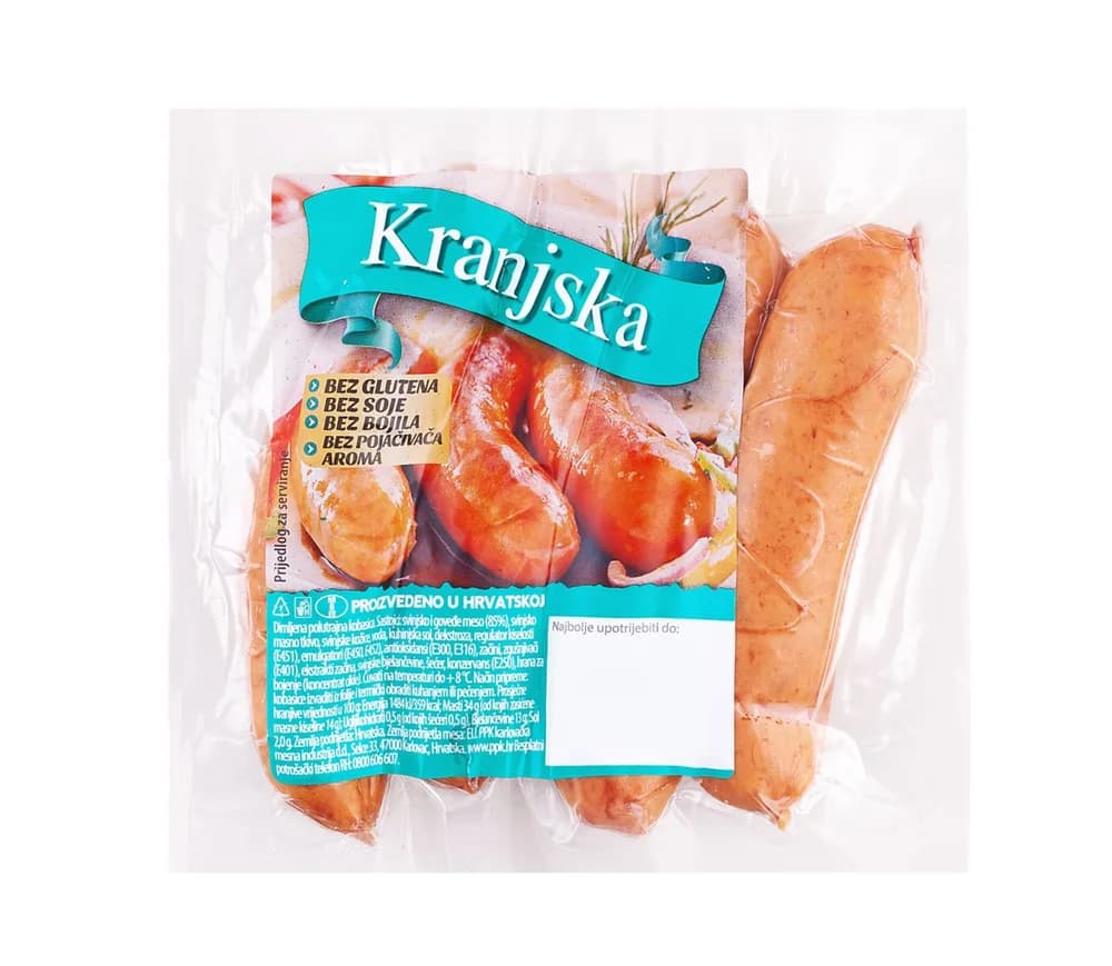 Kranjska kobasica bez glutena 320g_OC