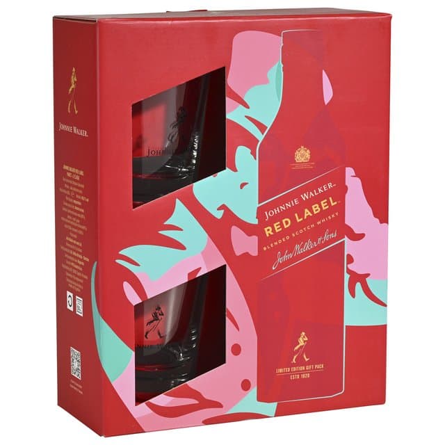 Johnnie Walker Red Label viski + 2 čaše