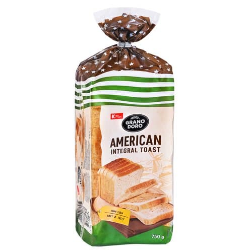 TOAST GRANO DORO AMERIC INTEG 750 g