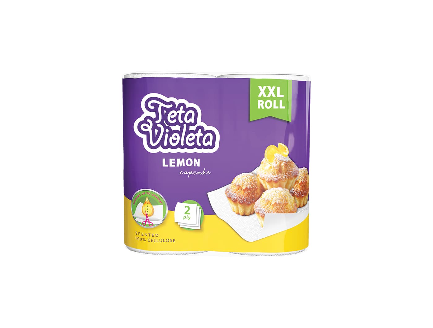 Papirnati ručnici Violeta XXL Lemon 2-sl.