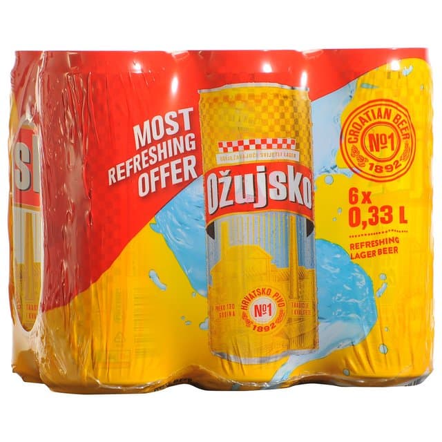 Ožujsko Pivo 6x0.33L Limenka
