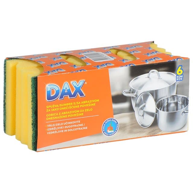 SPUŽVA ABRAZIVNA ONEČ POVRŠINE DAX 6/1