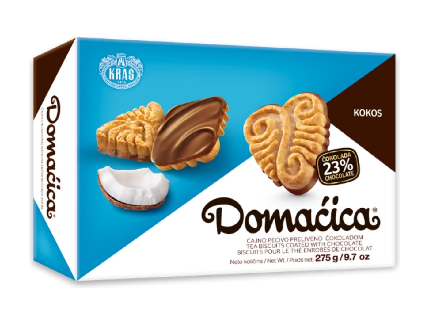 Keks Domaćica Kokos Tamna Čokolada