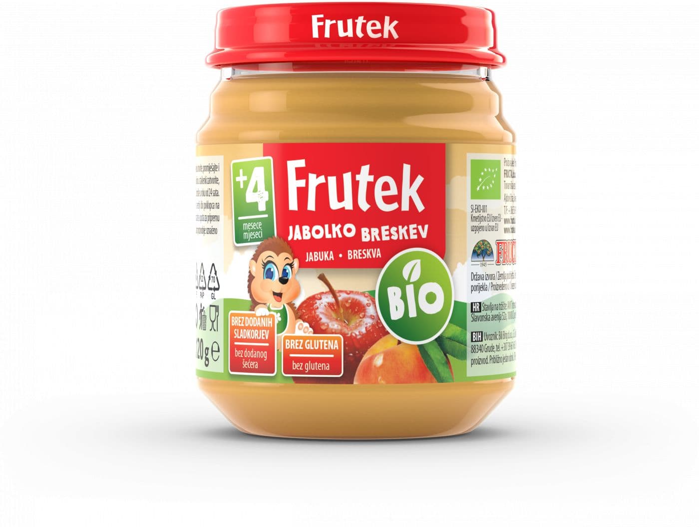 Kašica Frutek Bio Jabuka/Breskva