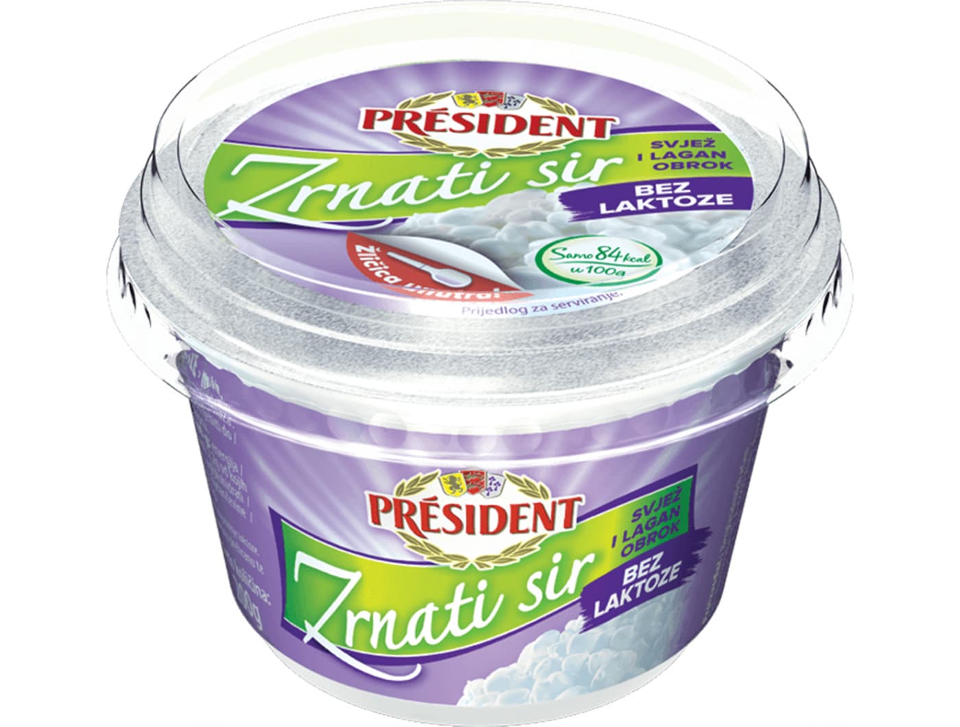 Sir zrnati bez laktoze