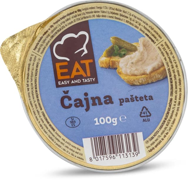 PAŠTETA ČAJNA 100g