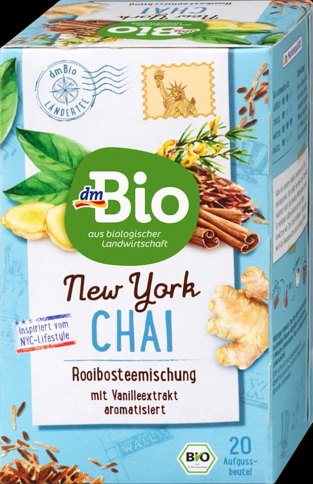 dmBio čaj New York Chai, 20x2 g
