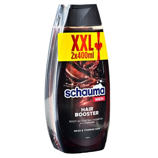 ŠAMPON SCHAUMA HAIR BOOSTER 2X400 ml