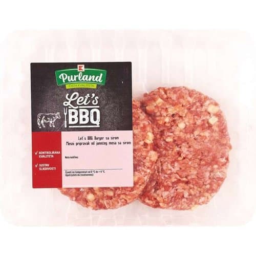 KPur Let`s BBQ Burger od jun.mesa 300 g