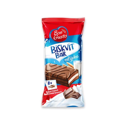 KOL. BISKVIT BAR MLIJE. BON GUSTO 240