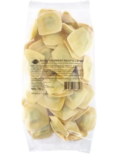 750G RAVIOLI RICCOTA ŠPINAT