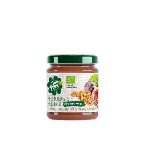 NAMAZ KRUSKA DUMBIR BIO 220 G LIVE FREE ORGANIC