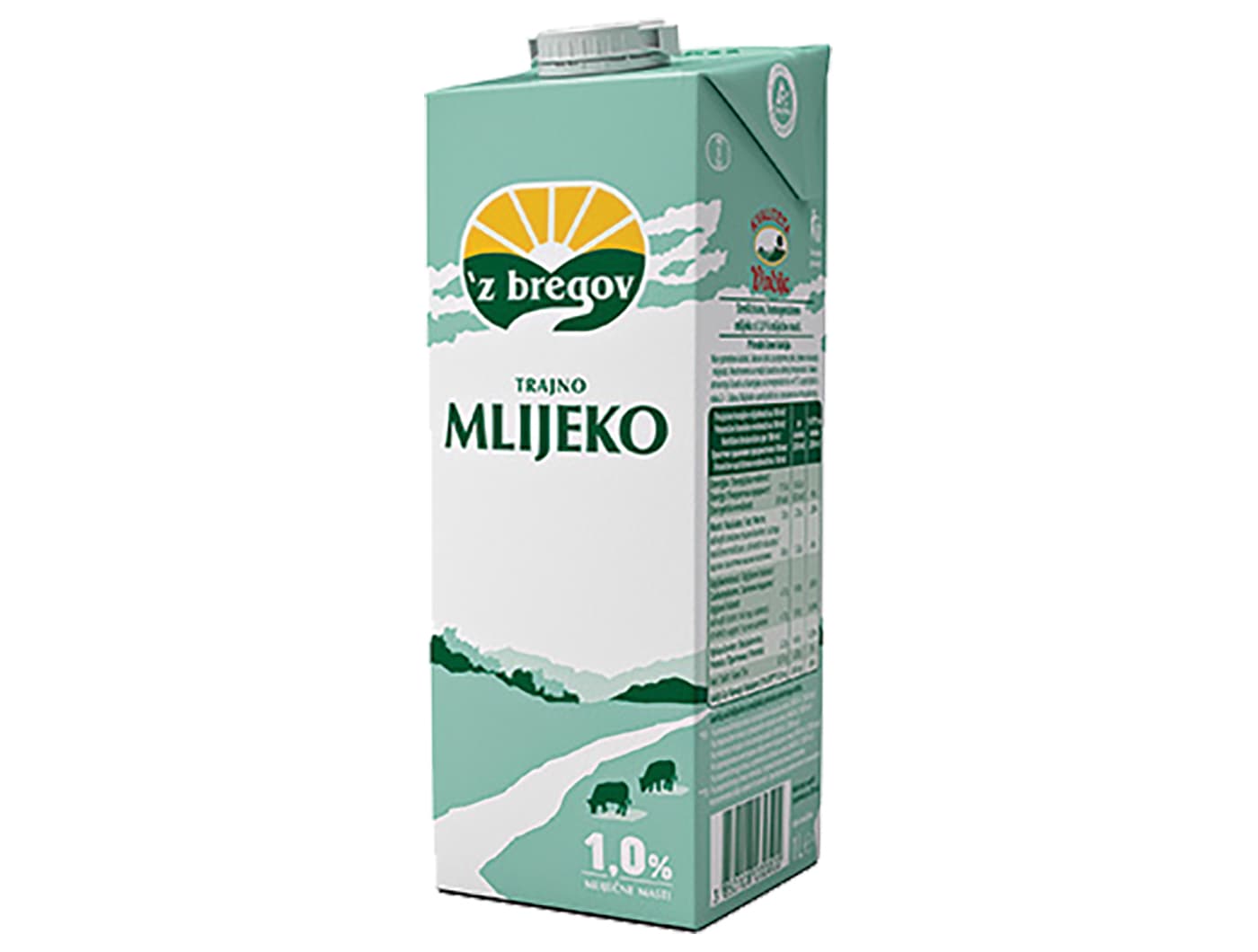 Osmjeh, 'z bregov Osmjeh, 'z bregov Trajno mlijeko 1 L