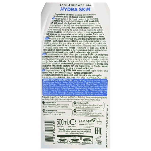 Gel za tuširanje Hydra Skin