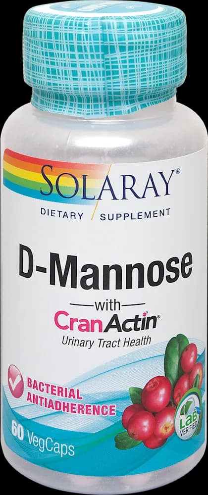 Solaray D-Manoza + CranActin 60 kaps