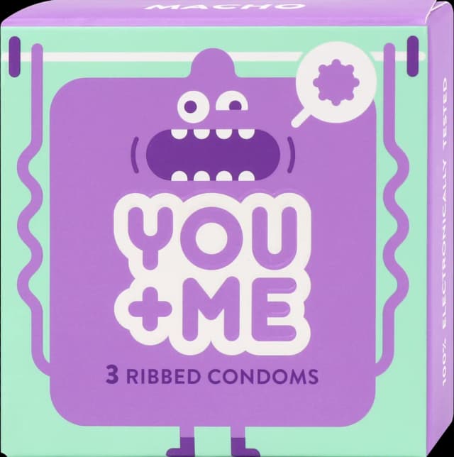 Prezervativi You&Me Ribbed