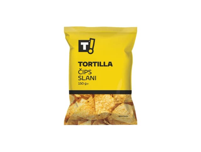 ČIPS TORTILLA SLANI 150 g T!