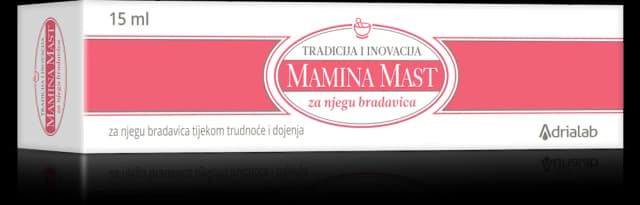 Mamina mast za njegu bradavica 15ml