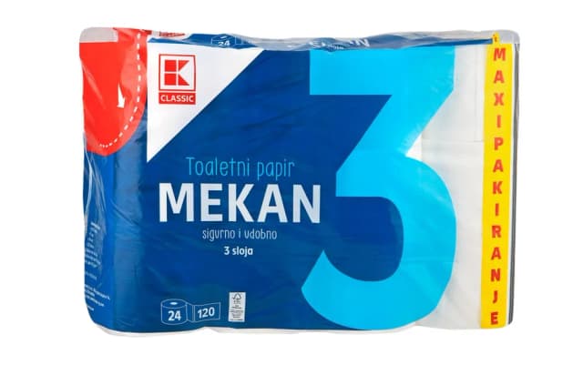 KLC.Toaletni papir troslojni 24/1