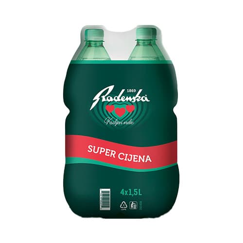 Radenska Mineralna voda 4x1,5L