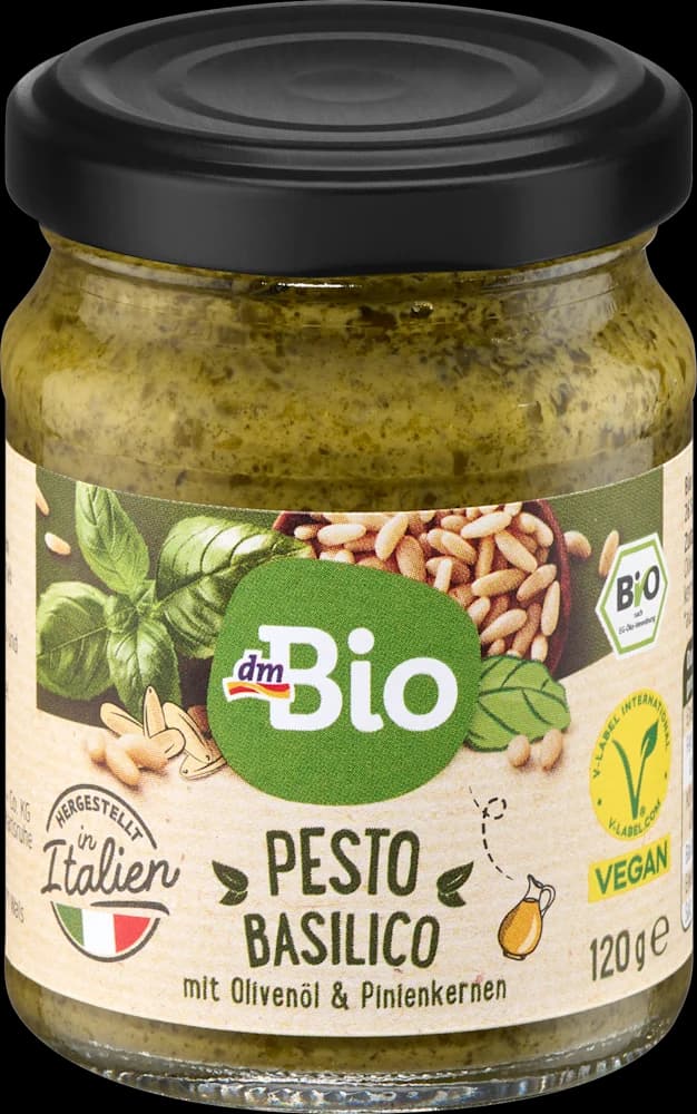 dmBio Pesto Basilico 120 g