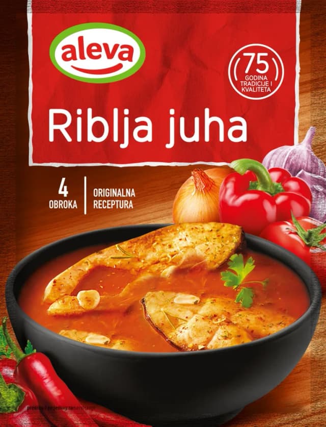 DODATAK JELIMA SA ZAČINIMA ZA RIBLJU JUHU 90g ALEVA