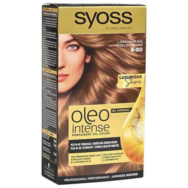 Syoss Oleo boja za kosu 6-80 lješnjak plava