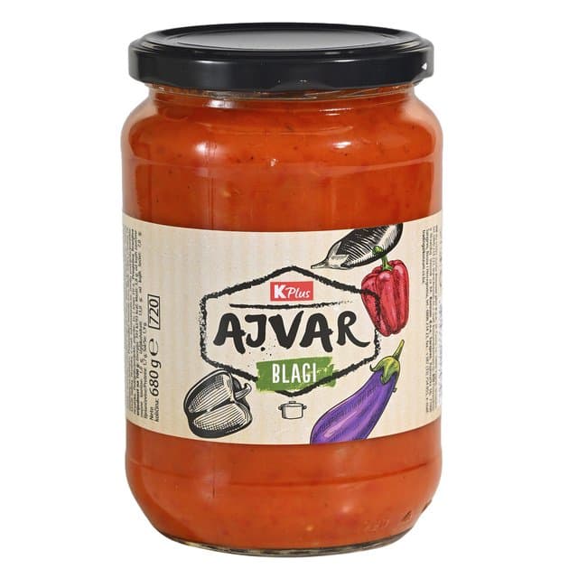 AJVAR K PLUS BLAGI 680g