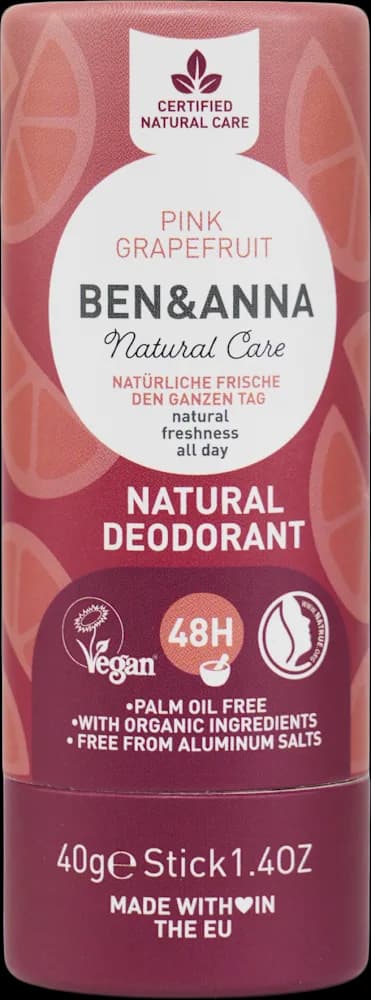 Ben&Anna nat.soda deo. pink grape.40g
