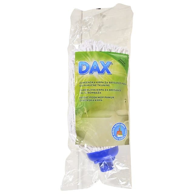 BRISAČ PODA MOP PAMUK ZAMJ KRPA DAX