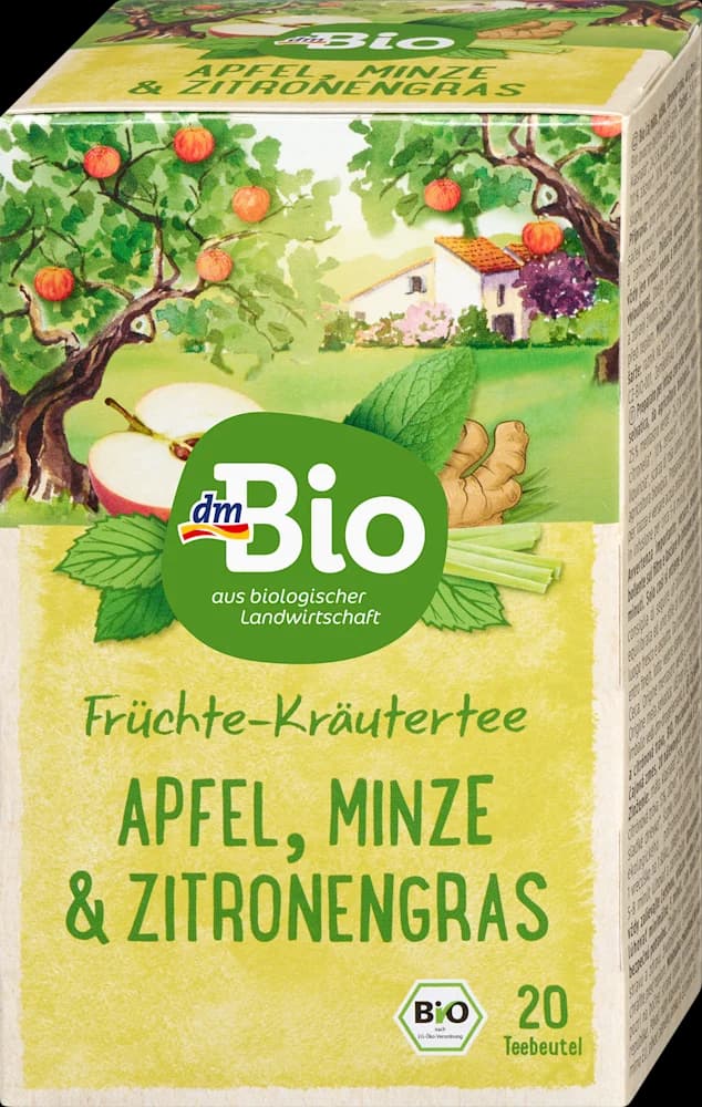 dmBio čaj met.jab i lim.tr, 20x2 g, 40 g