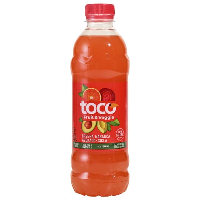 Sok Toco Crvena Naranča Avokado Cikla