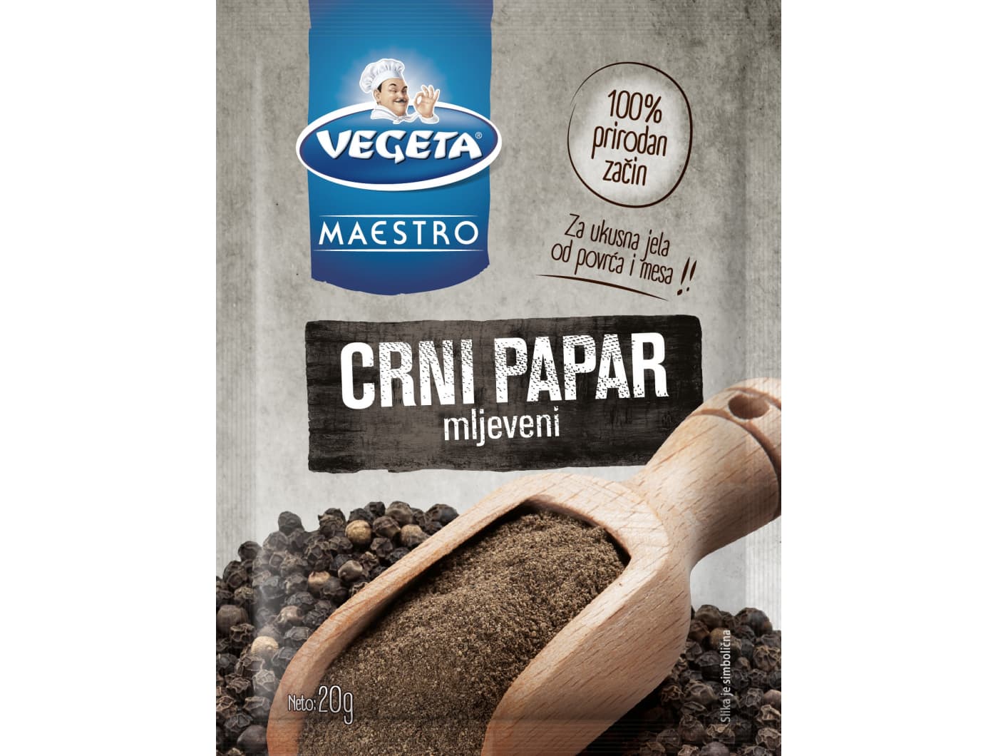 Papar crni mljeveni