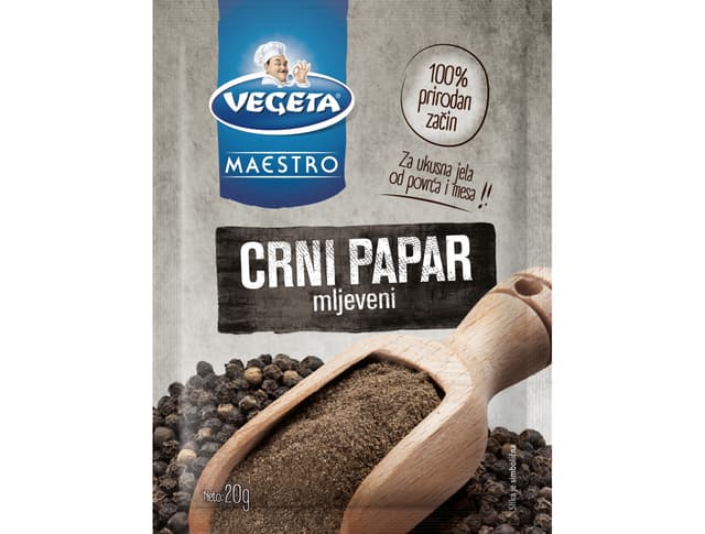 Papar crni mljeveni