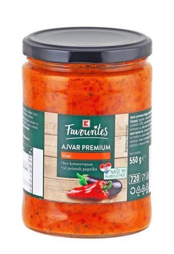 KFav.NMNP.Ajvar premium ljuti 550 g