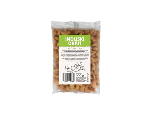 INDIJSKI ORAH PRŽENI SLANI 300 g