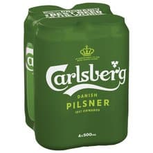 Carlsberg Pilsner Pivo 4 x 0.5 L