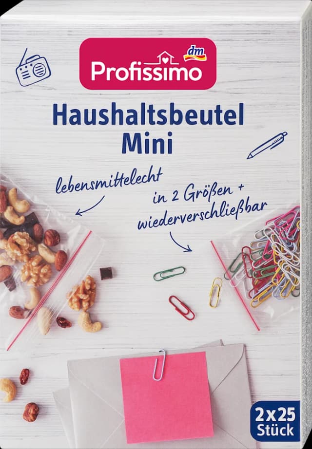 Profissimo mini vrećice zip 50 kom.