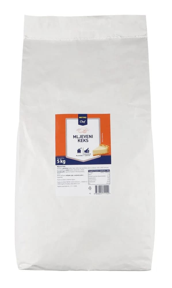 5KG MC MLJEV KEKS BEZ MASLACA