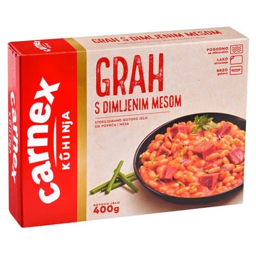 Grah s dimljenim mesom