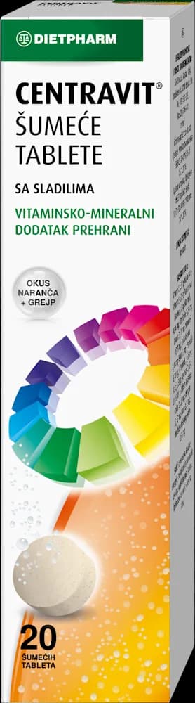 Dietpharm Centravit šumeće tbl. 20 kom