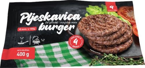 PLJESKAVICA SMRZNUTA 400 g