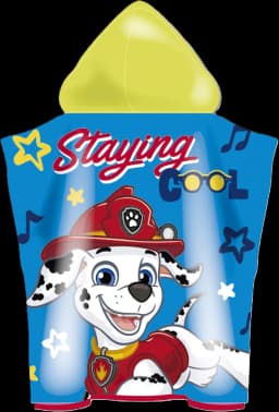 Dječji pončo za plažu Paw Patrol plavi