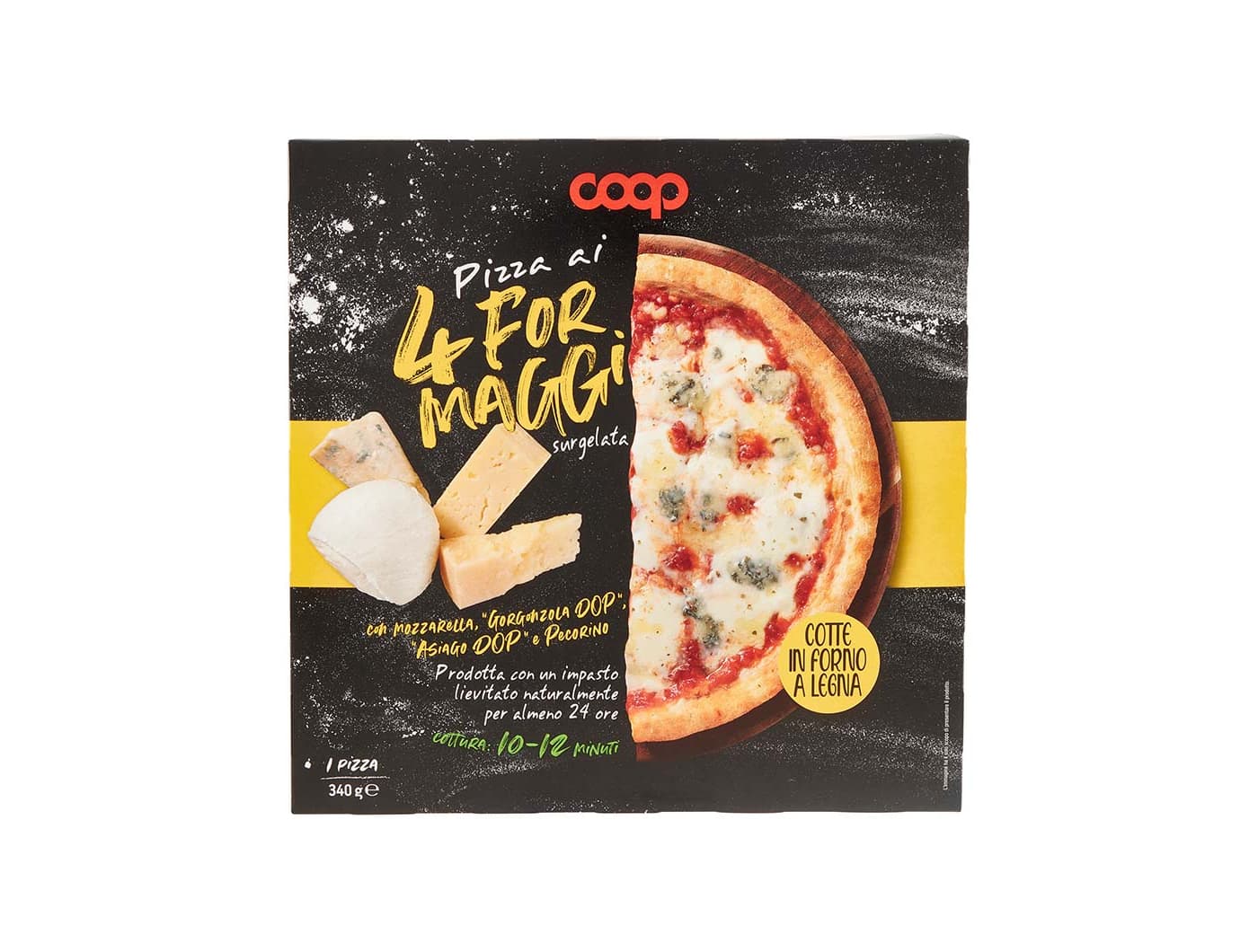 PIZZA 4 SIRA 340 g COOP